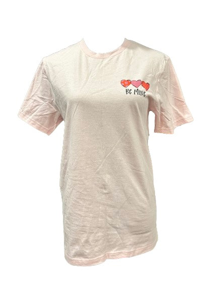 T-Shirt - Be Mine (Light Pink) Pocket