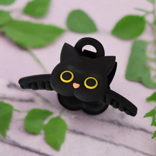 Claw Clip - Black Cat