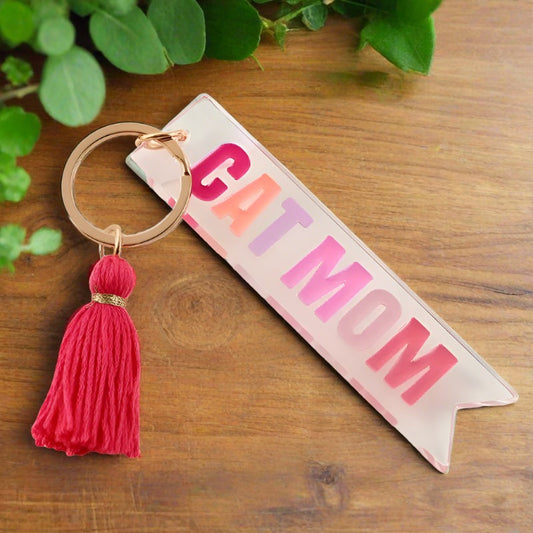 Keychain - Cat Mom #6352