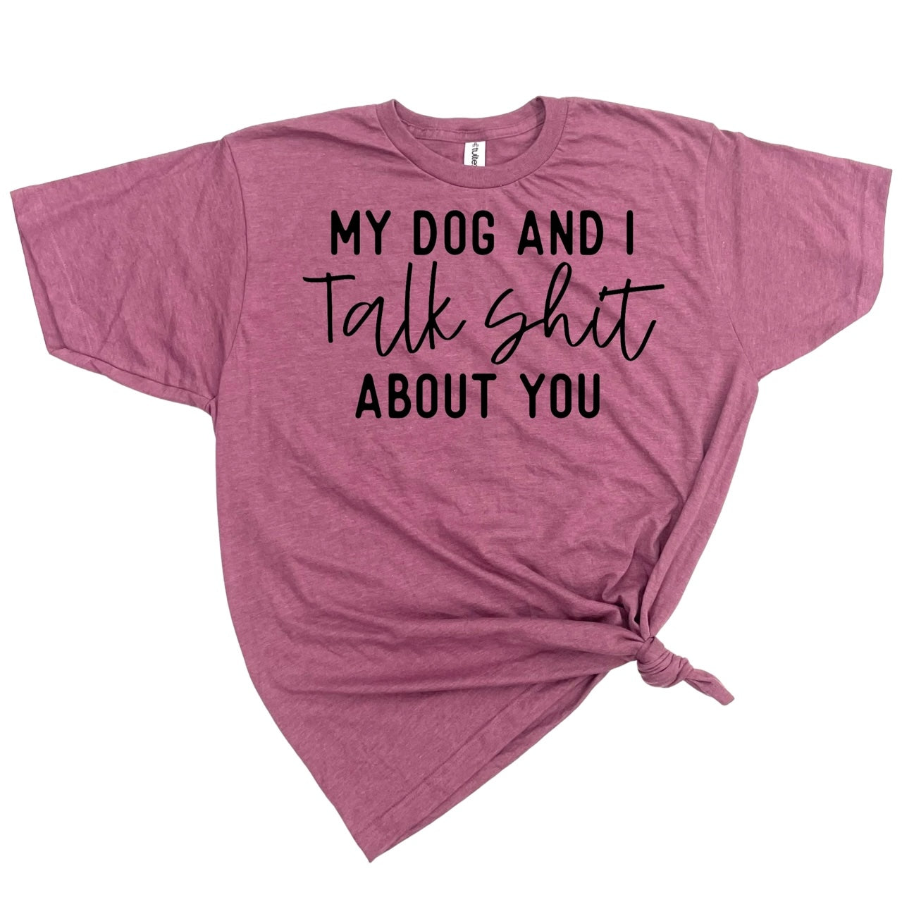 T-Shirt - My Dog and I (Heather Pink)