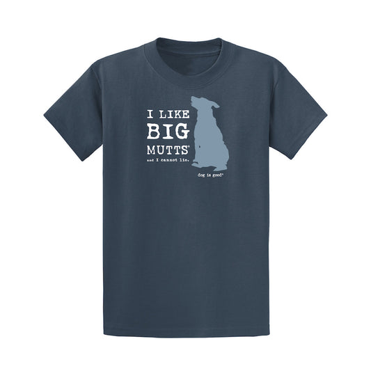 T-Shirt - I Like Big Mutts (Unisex) Navy Blue