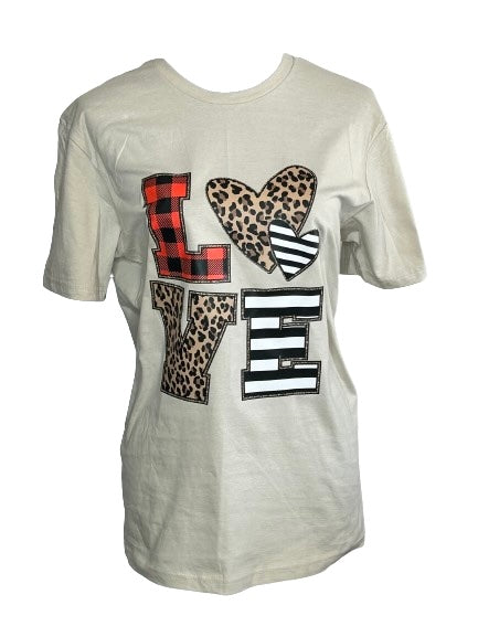 Youth T-Shirt - Leopard Love (Sand)