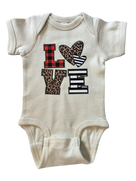 Onesie - Leopard Love (Sand)