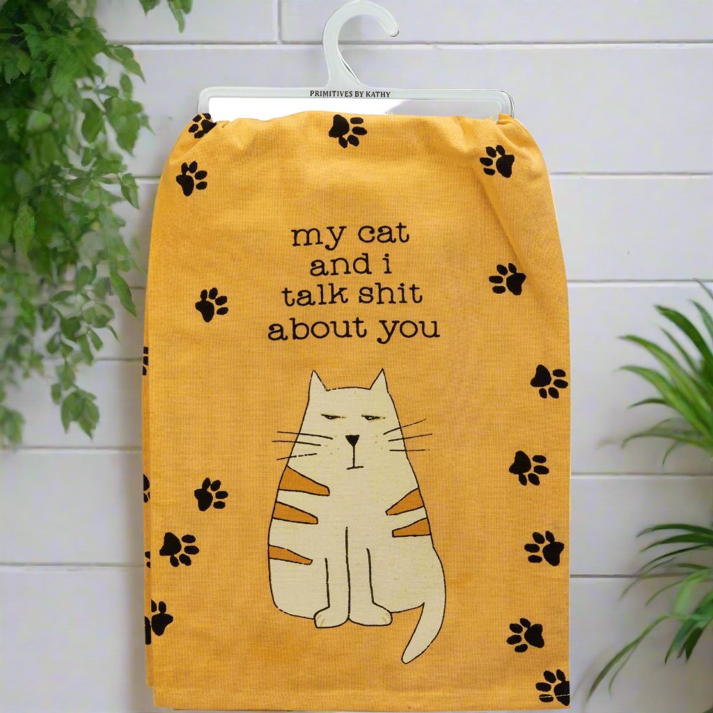 Kitchen Towel - My Cat and I...