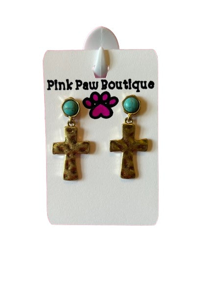 ER HD Turquoise Cross #6352