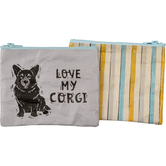 Zipper Wallet - Love My Corgi